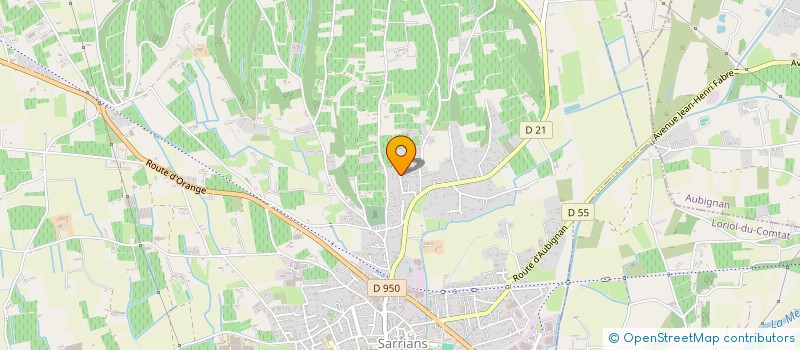 localisation de l'entreprise ALFAGODA  SARRIANS