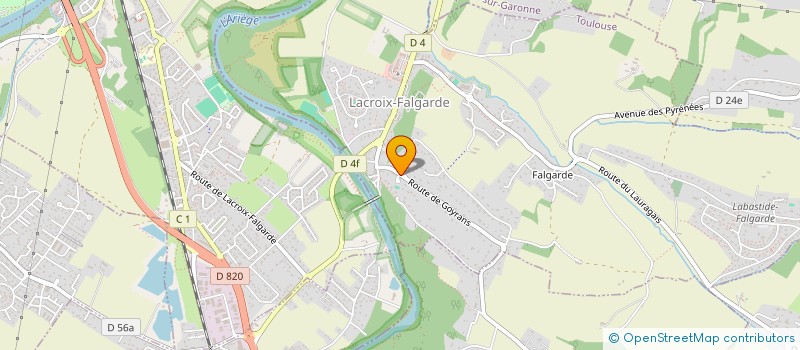 localisation de l'entreprise ALFAM à LACROIX-FALGARDE