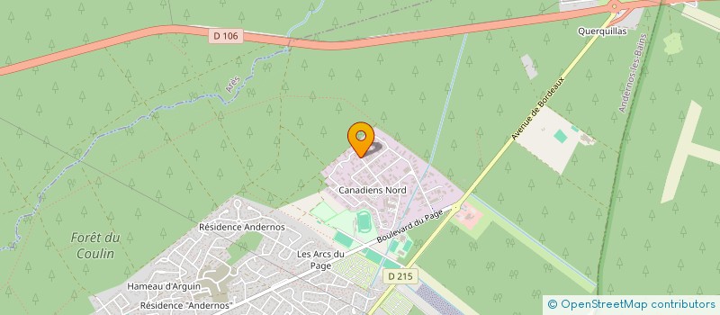 localisation de l'entreprise ALFAMA  ANDERNOS-LES-BAINS