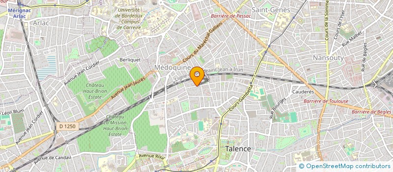 localisation de l'entreprise ALFAMA  TALENCE