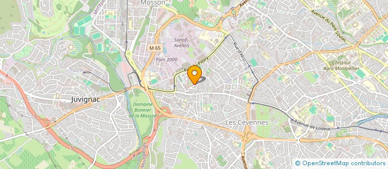 localisation de l'entreprise ALFANET 34 à MONTPELLIER