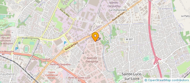 localisation de l'entreprise ALFANET TECHNOLOGIES  NANTES