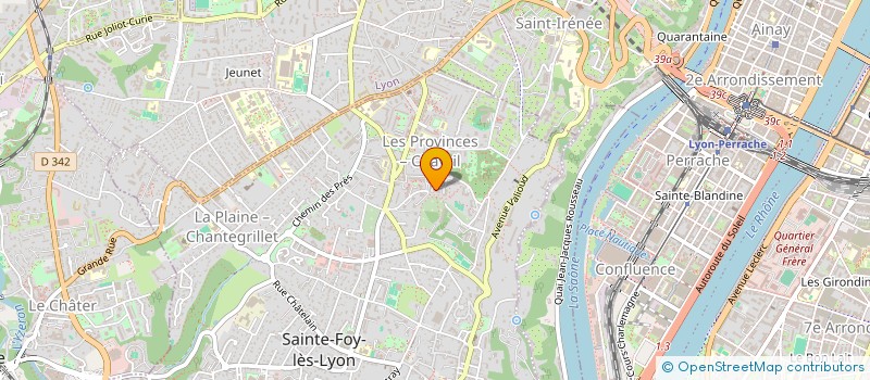 localisation de l'entreprise ALFAPA II  SAINTE-FOY-LES-LYON