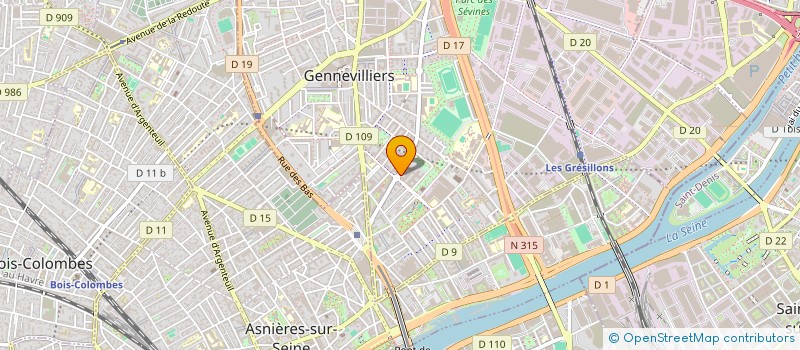 localisation de l'entreprise ALFAPARF FRANCE à GENNEVILLIERS