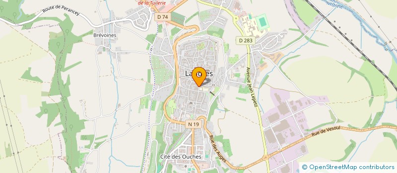 localisation de l'entreprise ALFARES à LANGRES