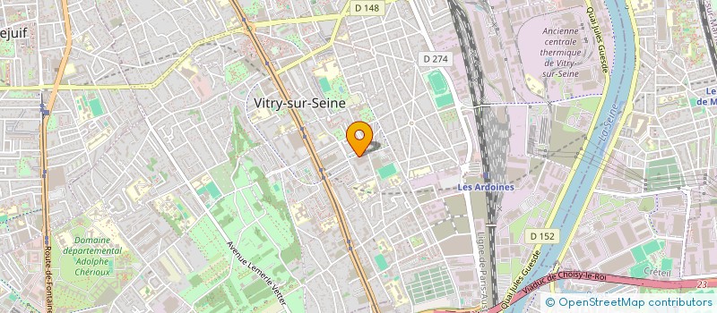 localisation de l'entreprise ALFAROJ LMASHWI à VITRY-SUR-SEINE