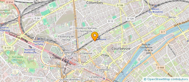 localisation de l'entreprise ALFASFEIR à COURBEVOIE