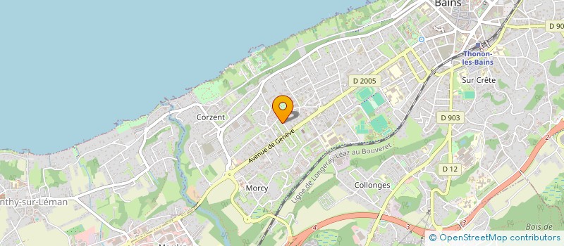 localisation de l'entreprise ALFASOHE à THONON-LES-BAINS