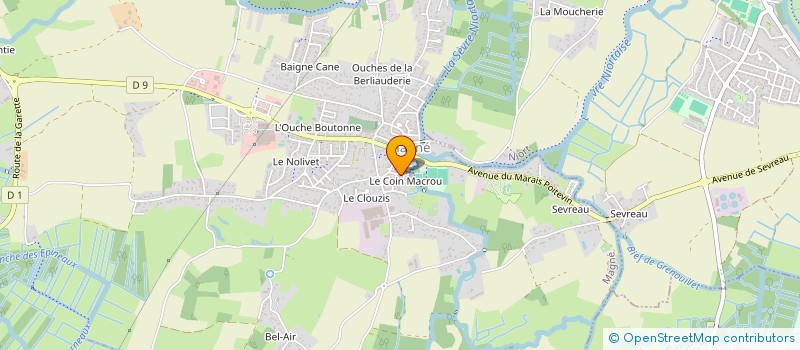 localisation de l'entreprise ALFATEL à MAGNE
