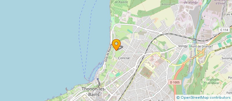 localisation de l'entreprise ALFAVOC à THONON-LES-BAINS