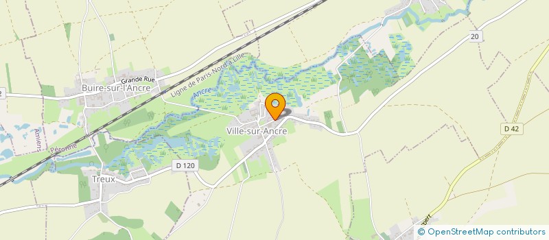 localisation de l'entreprise ALFB DE L'ANCRE  VILLE-SUR-ANCRE