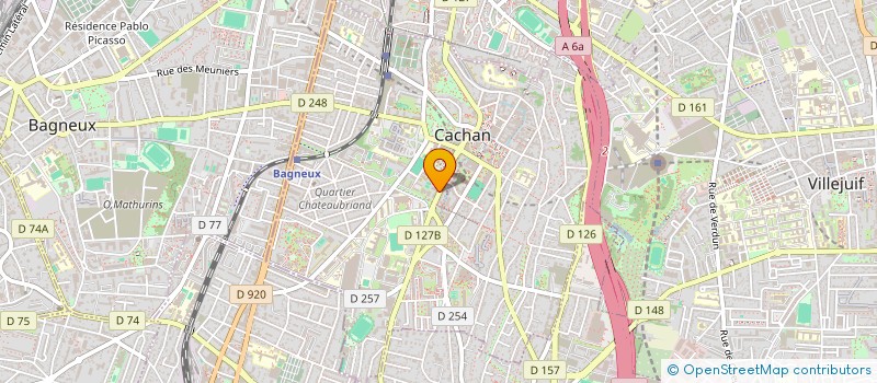 localisation de l'entreprise ALFB TRANS à CACHAN