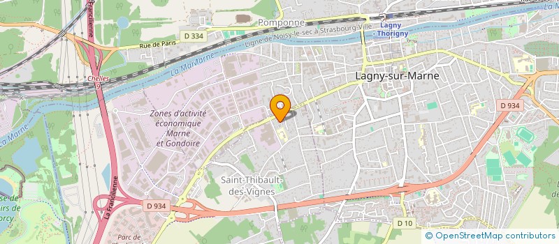 localisation de l'entreprise ALFDALLAGE  SAINT-THIBAULT-DES-VIGNES