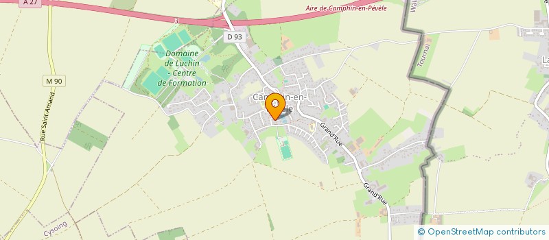 localisation de l'entreprise ALFE à CAMPHIN-EN-PEVELE
