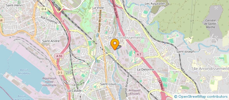 localisation de l'entreprise ALFE BENNES A.B à MARSEILLE