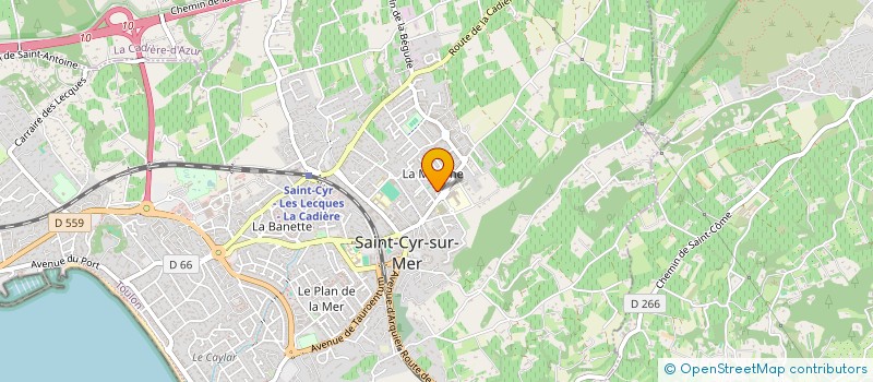 localisation de l'entreprise ALFEANA BUSSI à SAINT-CYR-SUR-MER