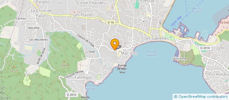 localisation de l'entreprise ALFEDO INVESTISSEMENT à LA SEYNE-SUR-MER