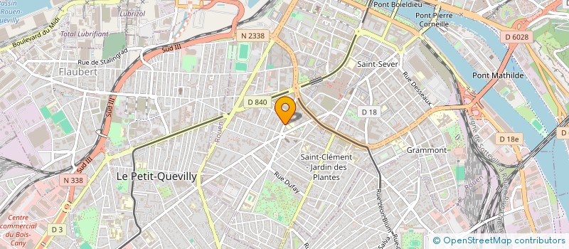 localisation de l'entreprise ALFESA à ROUEN