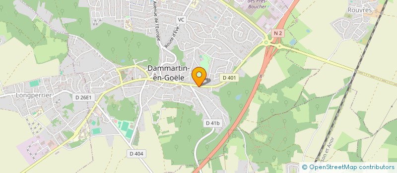 localisation de l'entreprise ALFI à DAMMARTIN-EN-GOELE