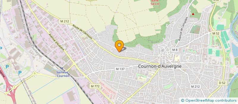 localisation de l'entreprise ALFI  COURNON-D'AUVERGNE