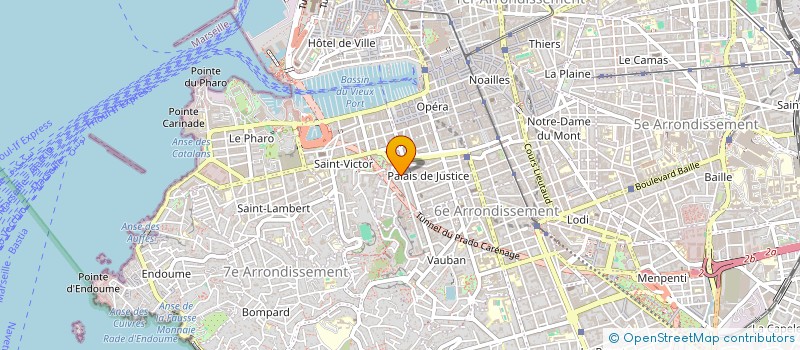 localisation de l'entreprise ALFI CONSTRCUTRION SARL  MARSEILLE