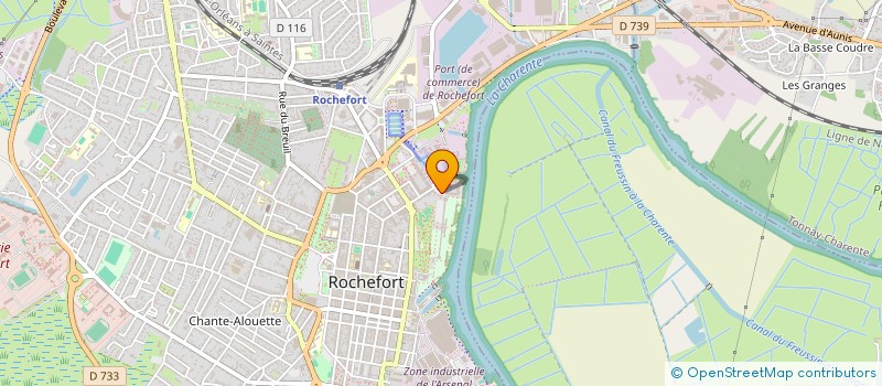 localisation de l'entreprise ALFICO INVEST  ROCHEFORT