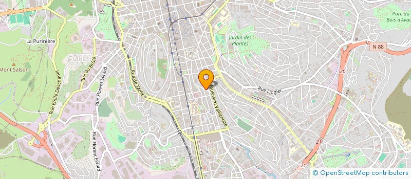 localisation de l'entreprise ALFIMMO  SAINT-ETIENNE