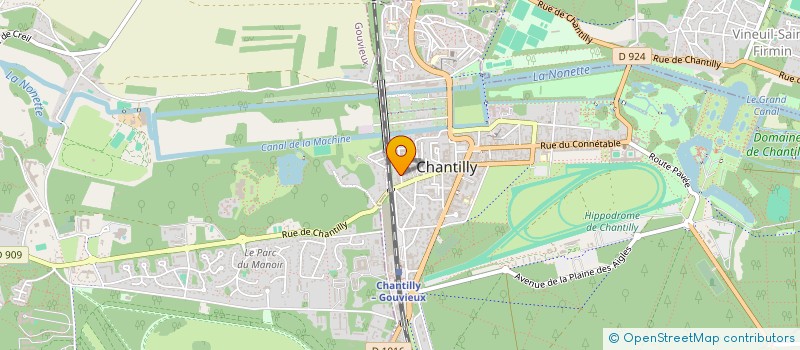 localisation de l'entreprise ALFIMO  CHANTILLY