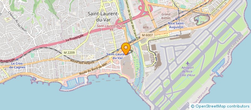 localisation de l'entreprise ALFIN 33 à SAINT LAURENT DU VAR
