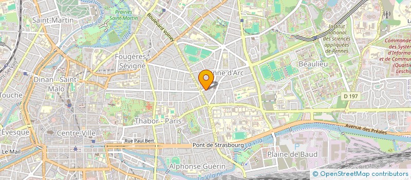 localisation de l'entreprise ALFISEA INVEST  RENNES