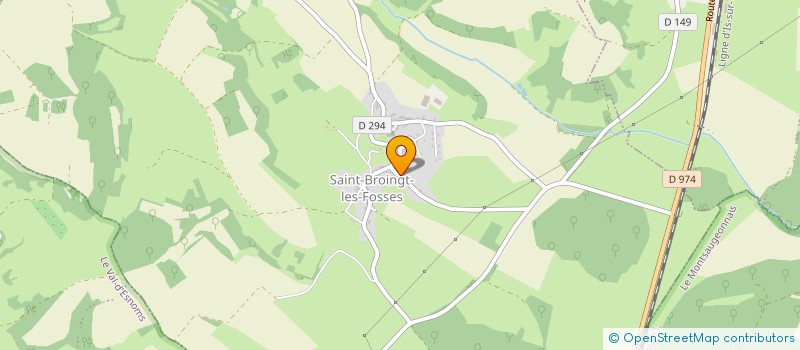 localisation de l'entreprise ALFL à SAINT-BROINGT-LES-FOSSES