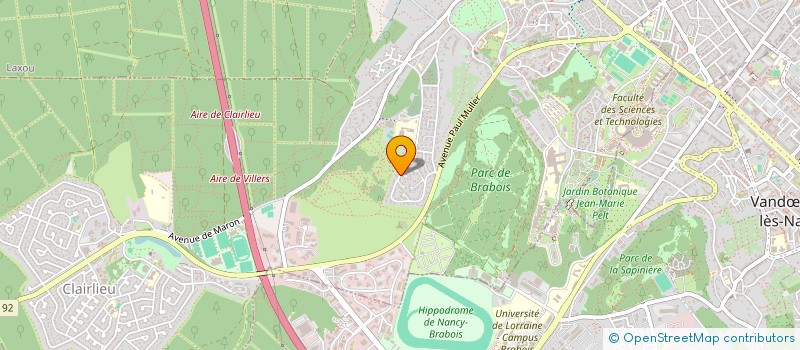 localisation de l'entreprise ALFLODA  VILLERS-LES-NANCY