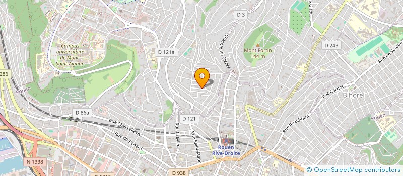 localisation de l'entreprise ALFM à MONT-SAINT-AIGNAN