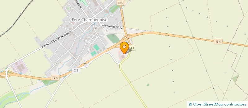 localisation de l'entreprise ALFNAT  FERE-CHAMPENOISE