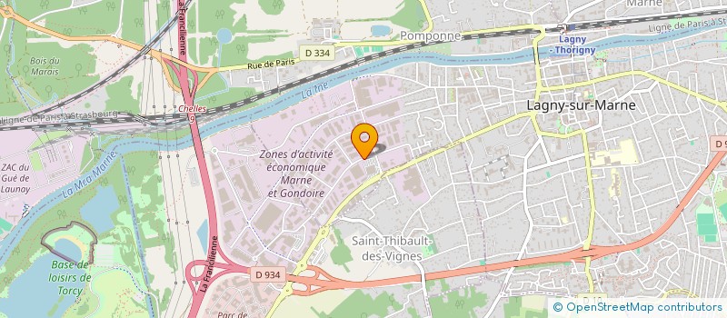 localisation de l'entreprise ALFOM à LAGNY-SUR-MARNE