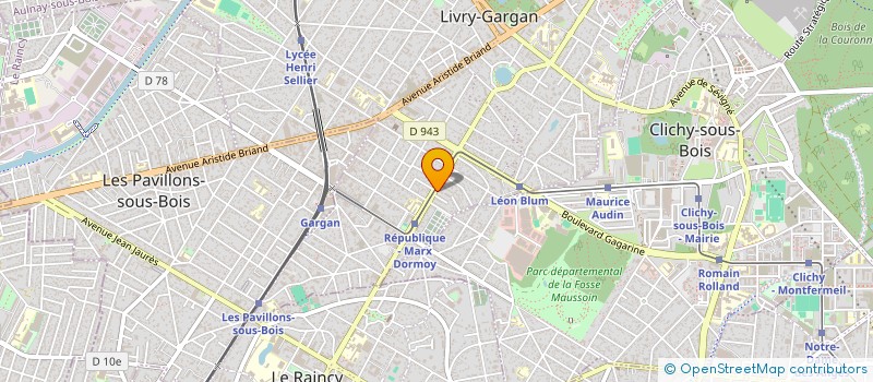 localisation de l'entreprise ALFON INVEST à LIVRY-GARGAN