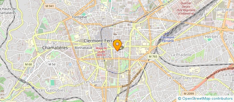 localisation de l'entreprise ALFONCE PRODUCTION  CLERMONT-FERRAND