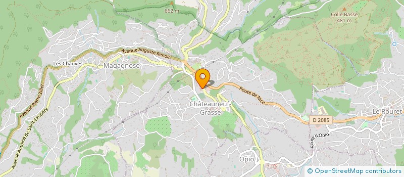 localisation de l'entreprise ALFORE  CHATEAUNEUF-GRASSE