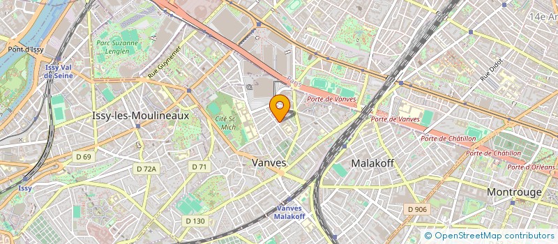 localisation de l'entreprise ALFORT-CHAUFFAGE-PLOMBERIE-COUVERTURE à VANVES
