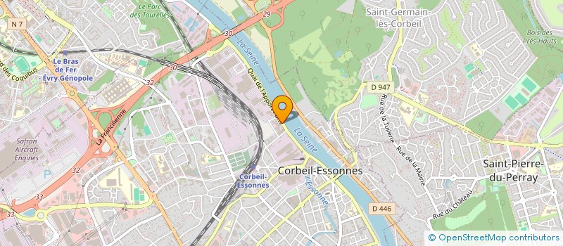 localisation de l'entreprise ALFORT FITNESS SAS à CORBEIL-ESSONNES