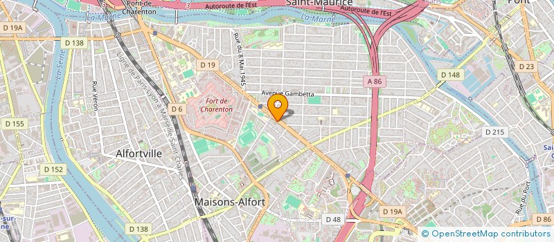 localisation de l'entreprise ALFORT SPORT GARAGE à MAISONS-ALFORT