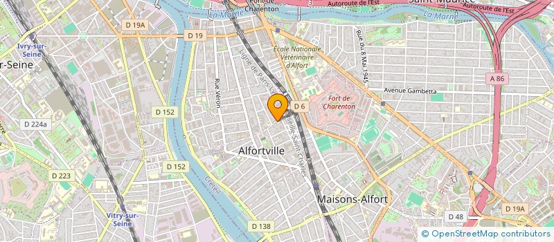 localisation de l'entreprise ALFORT START à ALFORTVILLE
