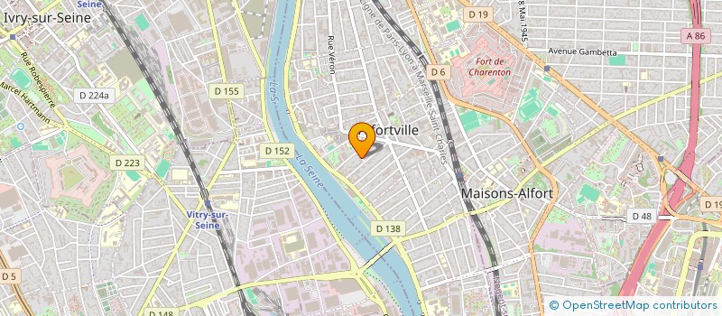 localisation de l'entreprise ALFORTBAT à ALFORTVILLE