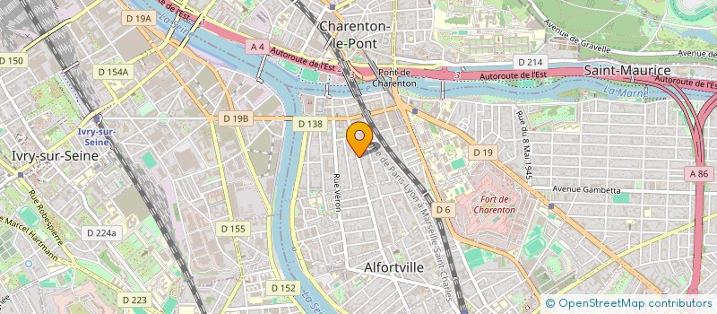 localisation de l'entreprise ALFORTMARKET à ALFORTVILLE