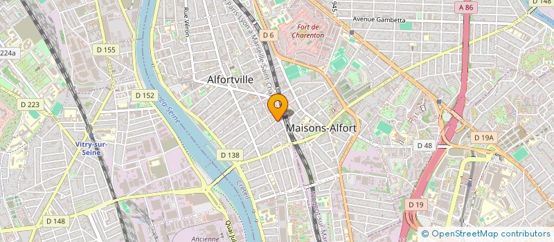 localisation de l'entreprise ALFORTVILLE CAGNAN MASSON  ALFORTVILLE