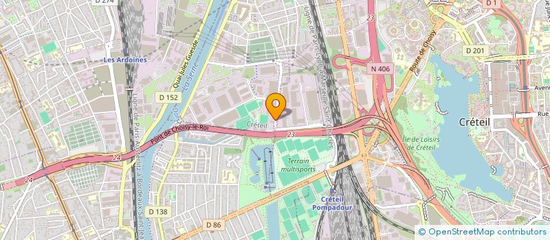 localisation de l'entreprise ALFORTVILLE ENERGIE VERTE  ALFORTVILLE