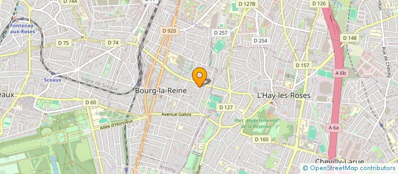 localisation de l'entreprise ALFRACO à BOURG-LA-REINE