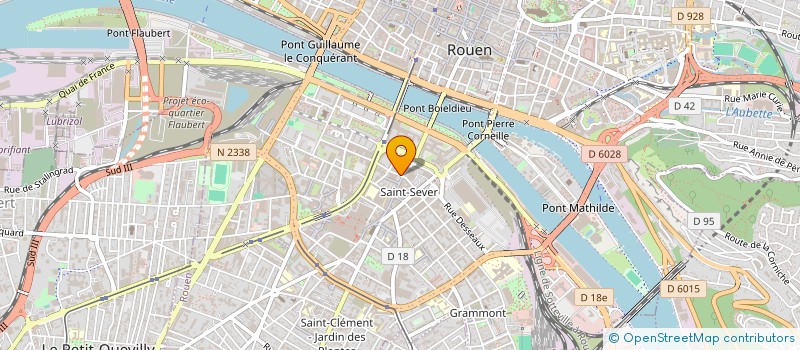 localisation de l'entreprise ALFRAMA à ROUEN