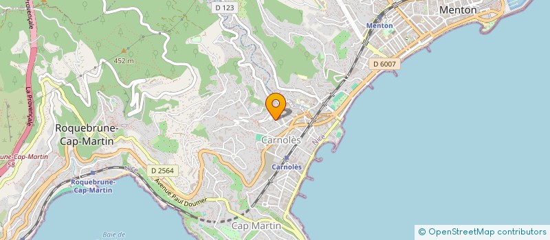 localisation de l'entreprise ALFRAN CONSEILS TRANSACTIONS à ROQUEBRUNE-CAP-MARTIN