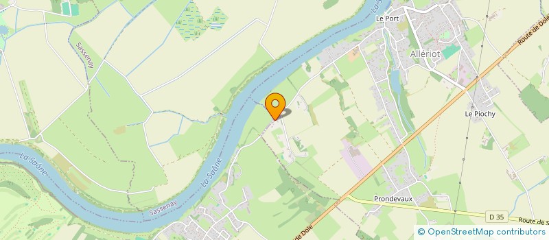 localisation de l'entreprise ALFRANE  ALLERIOT